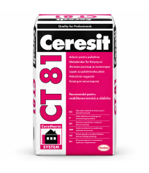 Adeziv pentru polistiren expandat Ceresit CT 81, 25 kg